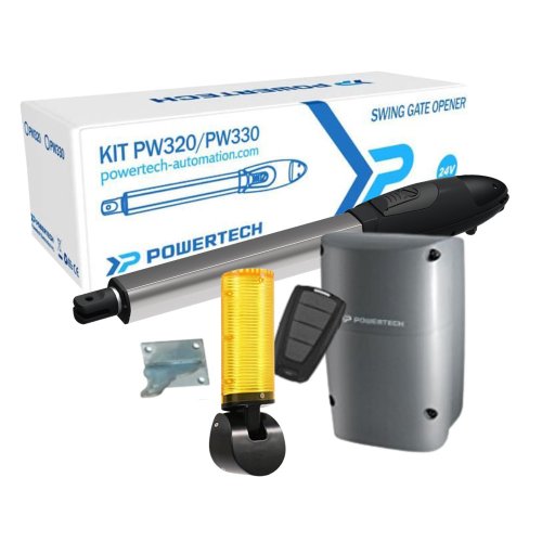 24V Single Swing Gate Opener with Wi-Fi Powertech-PW330L