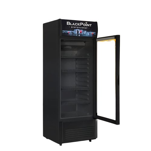 10.1 Cu. Ft. Vertical Showcase Cooler Blackpoint-BP10.1-DARK-PANTHER-VSB