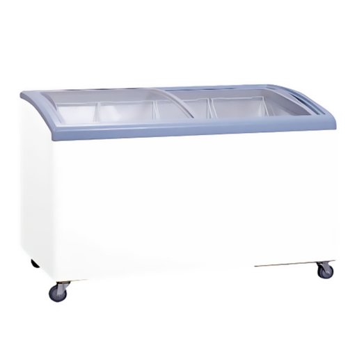 14 Cu. Ft Curved Glass Ice Cream Freezer Blackpoint-BP14-SHOW-STOPPER-GD-FZ-CUR