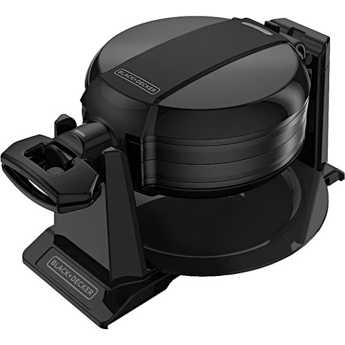 4 Slice Double Flip Waffle Maker Black And Decker-WMD200B