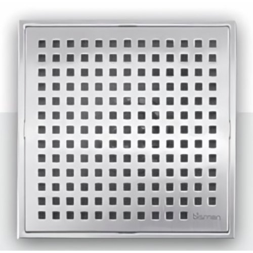 5 3-4 X 5 3-4 in.  Square Center Floor Drain Bisman-BMFD266L