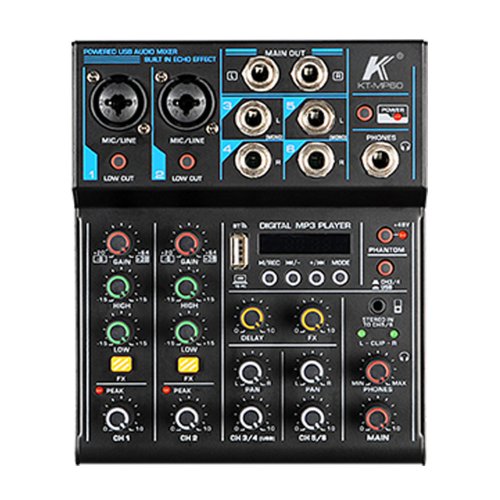 4 CH Mini Size Sound Equipment SOUNDBLAST-SB-SCHOOLER-MIXER