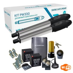 Supply and Install - 24V Dual Swing Gate Opener with Wi-Fi Powertech-PW330L