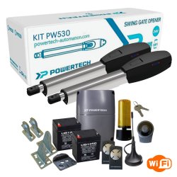 Supply and Install - 24V Dual Swing Gate Opener with Wi-Fi Powertech-PW530