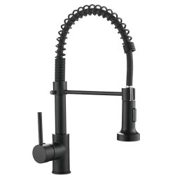 16 in. Pull Down Multi-Function Sprayer Bisman-BMKF006 MB