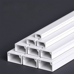 25 mm x 25 mm Raceway Trunking Carisol-Electrical 1 1/2 x 1/2 x 10 White
