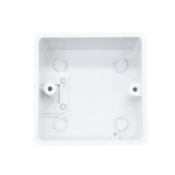 50 mm x 50 mm PVC Wall Switch Box Carisol-Electrical 2 x 2 Flush Mount White