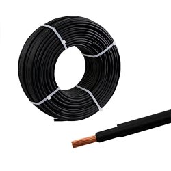 2.5 mm Insulated Single Wire Black Carisol-Electrical 330 ft. x 2.5mm AC Black per ft.