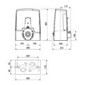 24V Sliding Gate Opener with Wi-Fi Came-C1000-001-USU-0030