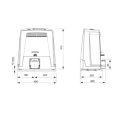 Supply and Install - 24V Sliding Gate Opener with Wi-Fi Came-C2000-8K01MS-024