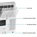 14000 BTU Portable Air Conditioner Emerson-EAPC10RC1