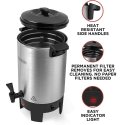 40 CUPS Coffee Maker Black And Decker-CMU4010