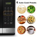 1.1 cu. ft. Microwave  Black And Decker-EM031MNR-STEEL