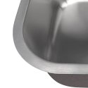 9 X 21 X 23-1/4 in. Single Bowl Stainless Steel Undermount Kitchen Sink Browns-BRUS301