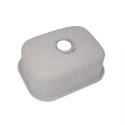 9 X 21 X 23-1/4 in. Single Bowl Stainless Steel Undermount Kitchen Sink Browns-BRUS301