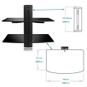 16 in. Double DVD Shelf Imperial-IMP-DOUBLE-DVD-SHELF