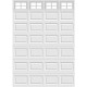 10FT Colonial - Garage Door Window Set Clopay-A-4-GDW-COL-10FT-4x1PIECE