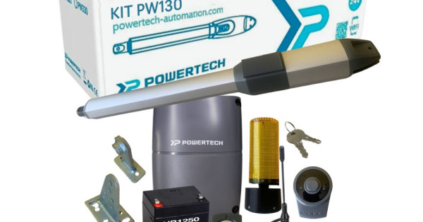 24V Single Swing Gate Opener with Wi-Fi Powertech-PW130|Carisol[Jamaica]