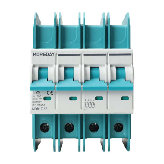 1000V DC Miniature Circuit Breaker Carisol-MDB1Z-63 4P1000V 40-63A 1000V DC Miniature Circuit Breaker Carisol-MDB1Z-63 4P1000V 40-63A