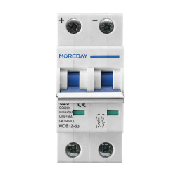 800V DC Miniature Circuit Breaker Carisol-MDB2Z-63 2P600V 10-32A