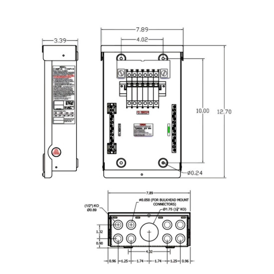PV6 Combiner Box Midnite Solar-MNPV6 PV6 Combiner Box Midnite Solar-MNPV6