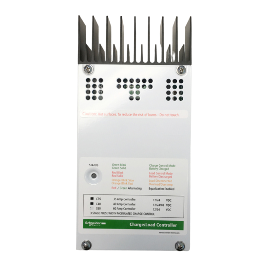 60 Amp Charge Controller Schneider Electric-PWM - C60