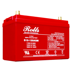 12V 128 Ah Batteries Rolls Battery-S12-128-AGM