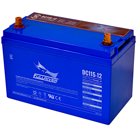 6V 115 Ah Batteries Full River-DC115AH-12V
