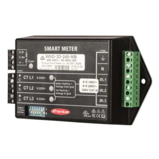 Digital Display System Control Panel Fronius-Smart Meter 240 - 43-0001-3530