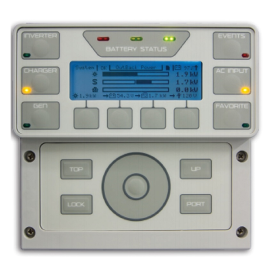 Digital Display System Control Panel Outback Power-Mate3