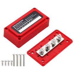 300A Battery Bus Bar Red with Housing Carisol-Positive BB