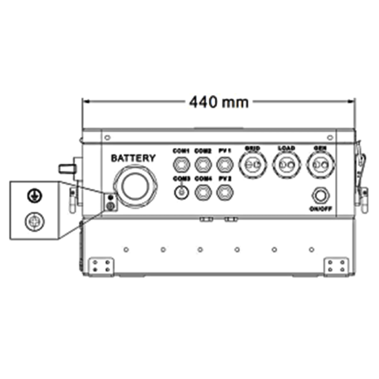 12kW Solar Storage Inverter SRNE-HESP48120U200-H