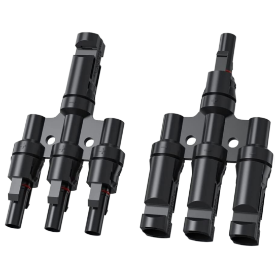MC4 Solar Panel Connector Pair Branch Carisol-MC4BRANCH3TO1