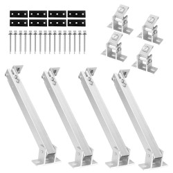 M6 x 90mm  Adjustable Front and Rear Legs Kit Carisol-2-Pair-C-AF-AR-L-Kit