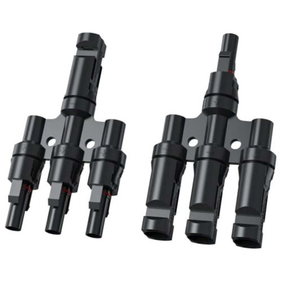 MC4 Solar Panel Connector Pair Branch Carisol-MC4BRANCH3TO1 MC4 Solar Panel Connector Pair Branch Carisol-MC4BRANCH3TO1