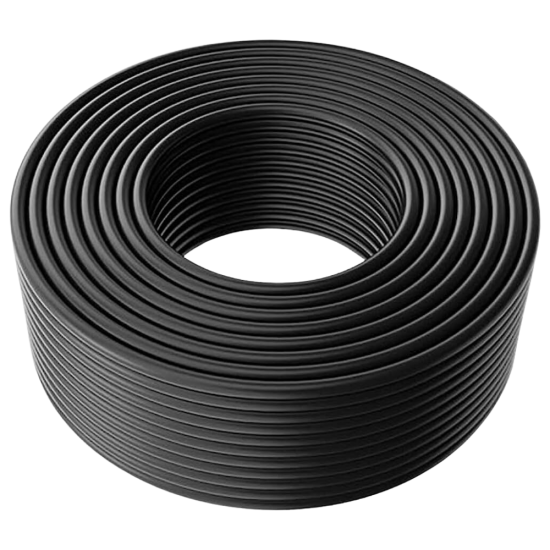 No. 10 Solar PV Double Insulated Black Wire Carisol-Black - No. 10 Awg - per ft.