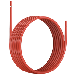 No. 10 Solar PV Double Insulated Red Wire Carisol-Red - No. 10 Awg - per ft.