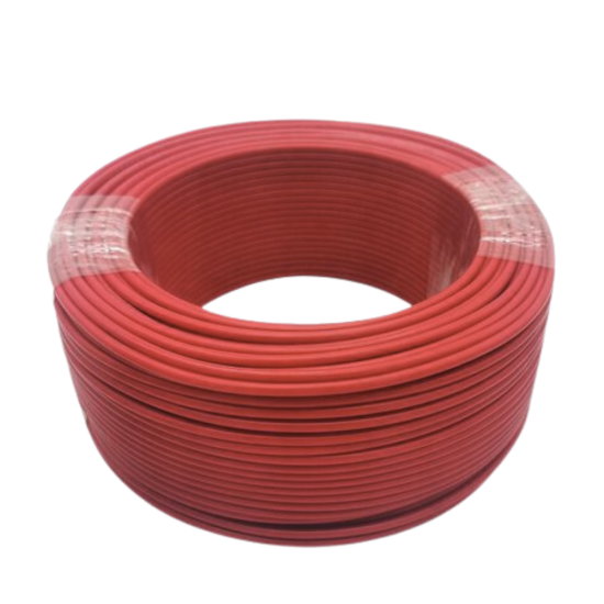 No. 12 Solar PV Double Insulated Red Wire Carisol-Red - No. 12 Awg - per ft.