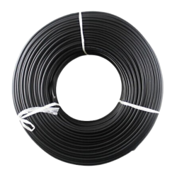 No. 6 Solar PV Double Insulated Black Wire Carisol-Black - No. 6 Awg - per ft.
