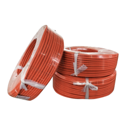 No. 6 Solar PV Double Insulated Red Wire Carisol-Red - No. 6 Awg - per ft.