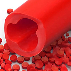 No. 6 Double Insulated Red Wire Carisol-Red T1000 - 6mm2  - No. 6 Awg - per ft.