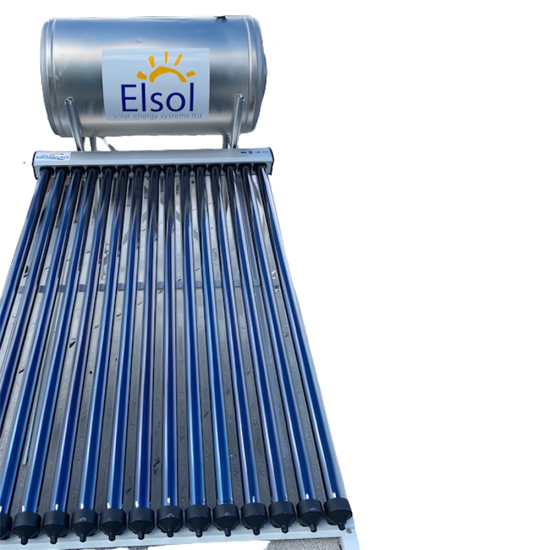 40G / 150L Evacuated Tube Solar Water Heater Elsol-ES - ET - HYB - 40G - 150L