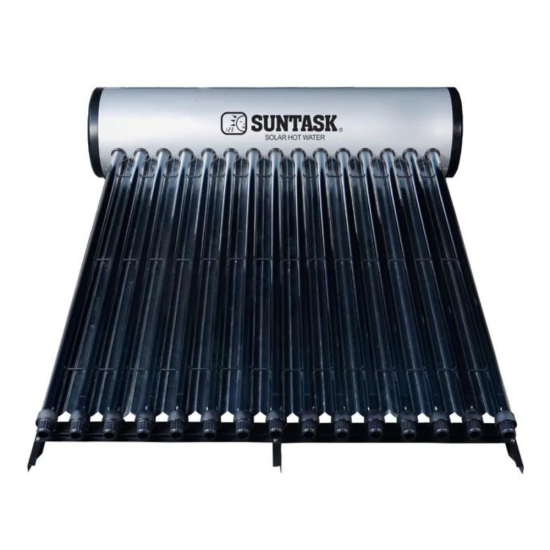 40G Evacuated Tube Solar Water Heater Suntask-A9H12-SH-40G - 150L 