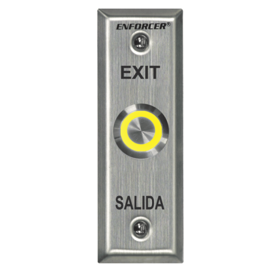 L.E.D Multicolor Vandal-Resistant Push Button and Plate Seco-Larm-SD-7175SG