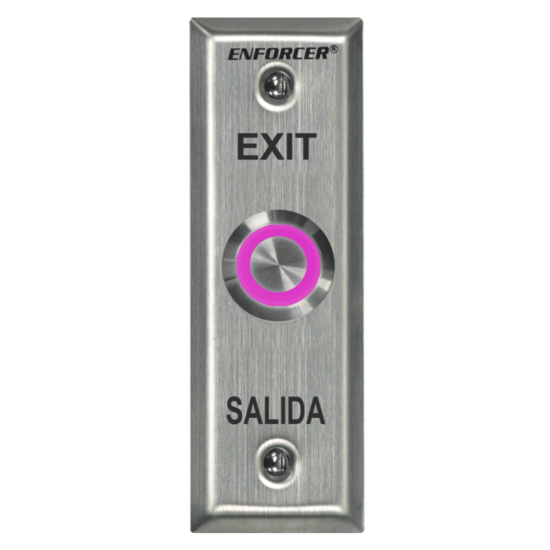 L.E.D Multicolor Vandal-Resistant Push Button and Plate Seco-Larm-SD-7175SG