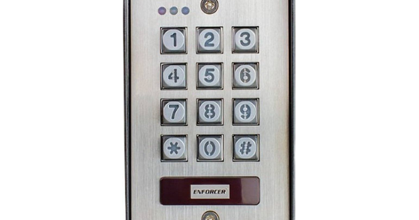 Keypad With Duress Code Seco-Larm Outdoor Access Control Keypad – Flush ...