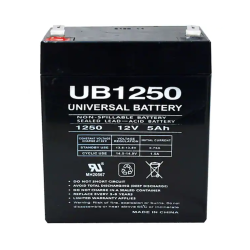 12V - 5Amp Sealed Lead Acid Battery Universal Power Group-UB1250