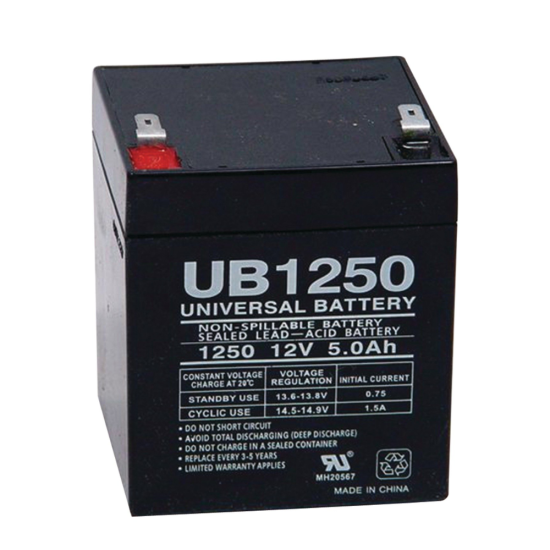 12V - 5Amp Sealed Lead Acid Battery Universal Power Group-UB1250