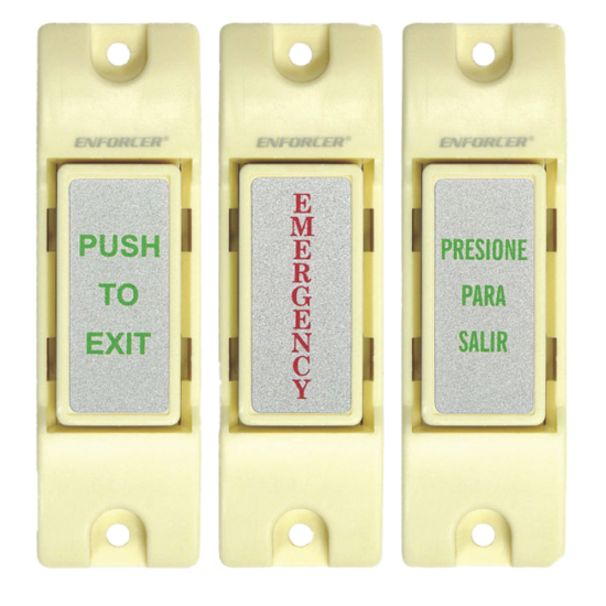NO - NC PVC Push Button Seco-Larm-SS-075C-PEQ