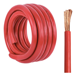 4 AWG DC Cable Red Carisol-4 AWG-DC-Red - per ft.